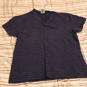 Women’s V neck striped top